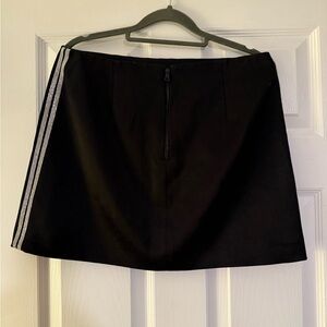 Alice + Olivia Elana Mini Skirt Crystal Trim